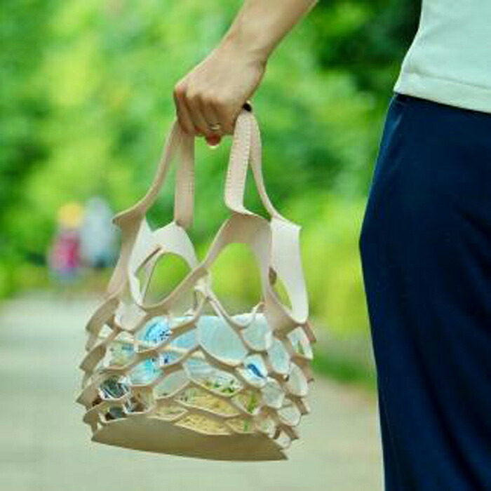 【ふるさと納税】SKLO 持ち手のカラーを選べる！床革のテイクアウトBAG【Camel】 | 神奈川県 川崎市 神奈川 川崎 支援 支援品 返礼品 ふるさと 納税 バッグ バック コンビニ 弁当 エコバッグ 買い物バッグ ランチバッグ お弁当バッグ 弁当箱入れ トートバッグ 便利グッズ｜神奈川県川崎市