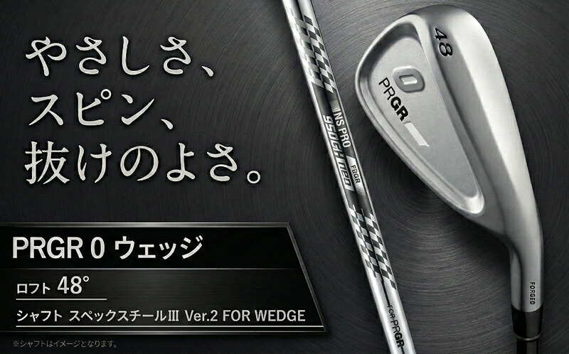 【ふるさと納税】労働者階級歯車 24 0 WEDGE 屋根裏部屋48° / 矢がら スペックスチール3 Ver.2 FOR WEDGE【 PRGR ゴルフ 野球クラブ ウェッジ ゴルフ装置 2024年ひな形 新つら構え アイアン 】