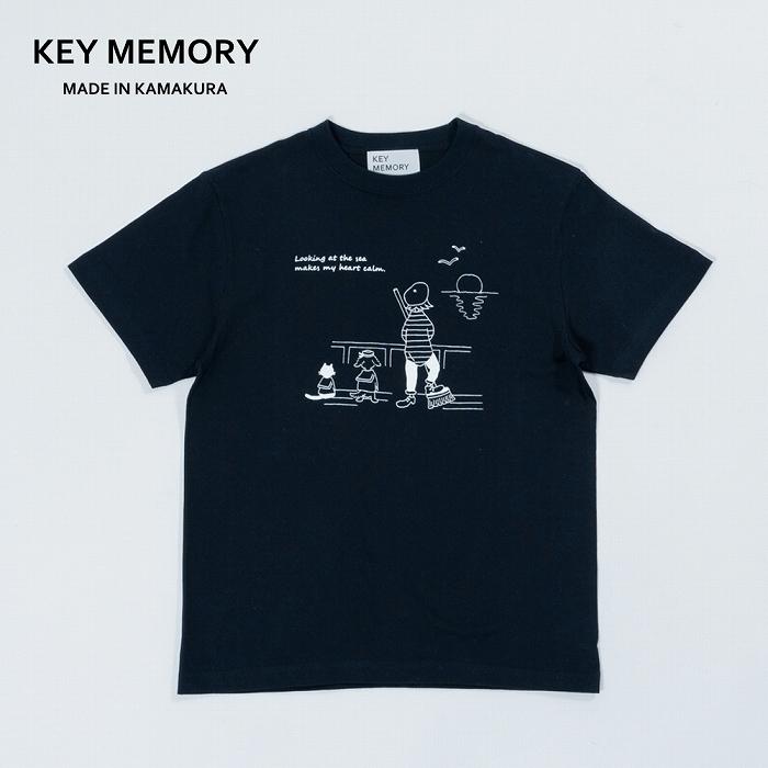 【ふるさと納税】《1》Sea heartさし絵ティーシャツ NAVY 【KEYMEMORY鎌倉】 | ふるさと 納税 ふるさと 神奈川 流行り物 ブランド名 鎌倉 服 御召しもの レディース メンズ 亭主もち 成人男性 自然的 分かりやすい 好いたらしい 愛くるしい 今めかしい 隠れ無い 一般受け おすすめ