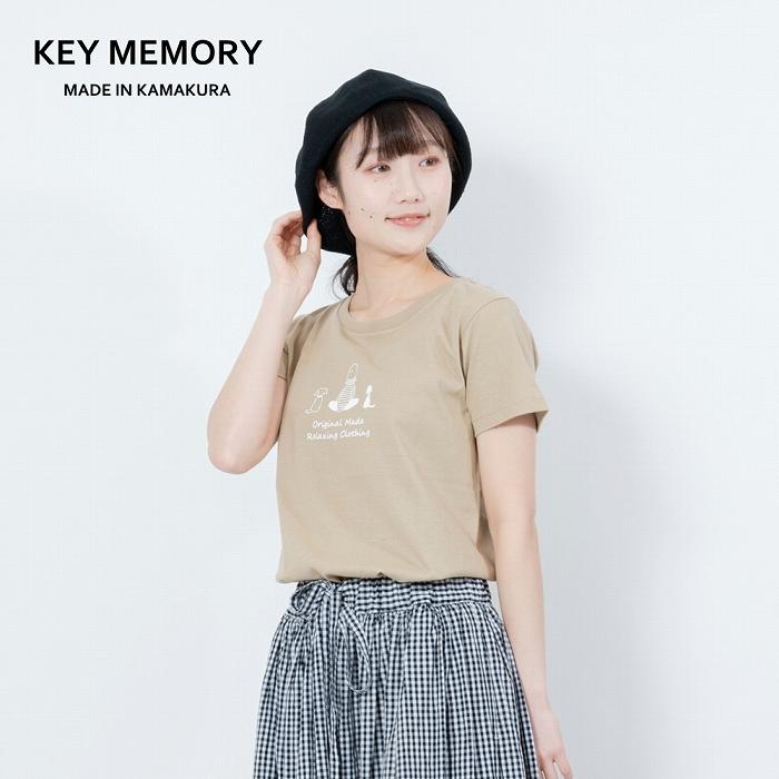 ふるさと納税】《0》セーラー帽イラストTシャツ WHITE 【KEYMEMORY鎌倉