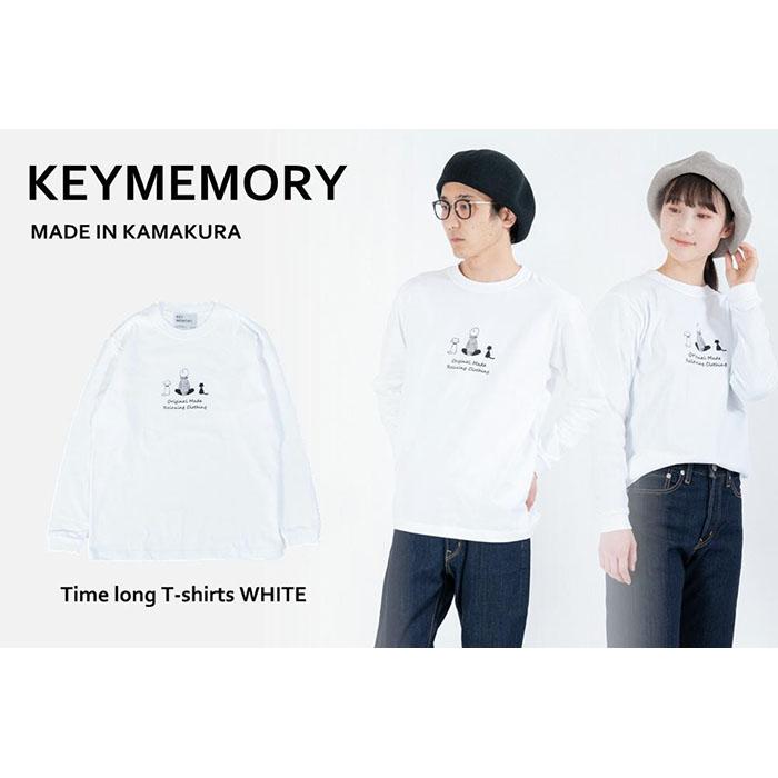 【ふるさと納税】《0》レディースM Timeロングティーシャツ White | ふるさと 納税 ふるさと 神奈川県 神奈川 鎌倉市 鎌倉 助けること品 助けること しっぺい返し品 tプルオーバー 紅茶プルオーバー ティシャツ 白tプルオーバー レディース 亭主もち 今めかしい トップス カットソー 服 長袖 ロンt ロンティー ロンティ