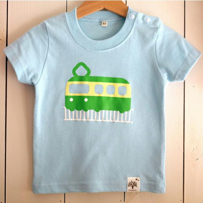 【ふるさと納税】【ライトブルー・120】江ノ電キッズTシャツ | ふるさと 納税 ふるさと 神奈川県 神奈川 鎌倉市 鎌倉 支援品 支援 返礼品 返礼 子供 子ども こども 子供服 子ども服 男の子 幼児 キッズ 鉄道グッズ tシャツ ティーシャツ トップス 半袖 ティシャツ 服