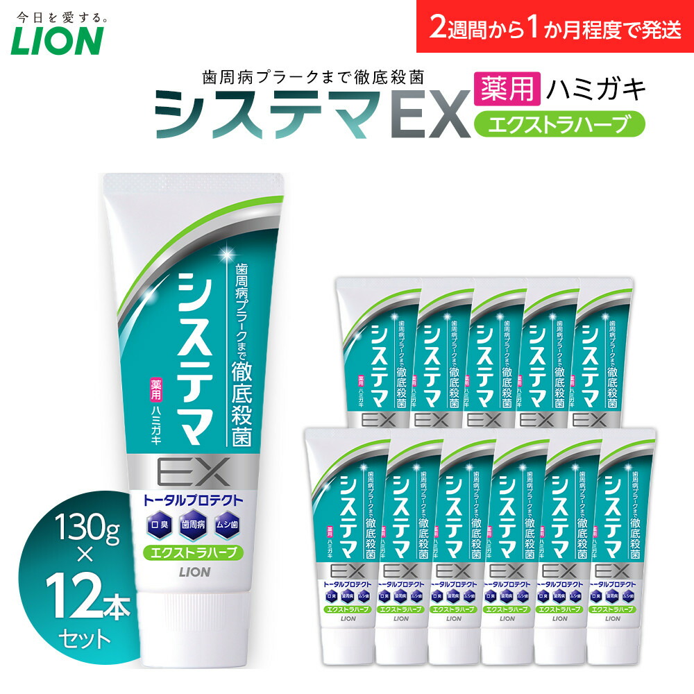 【ふるさと納税】ＬＩＯＮ システマＥＸ（エクストラハーブ）１２本書き割り