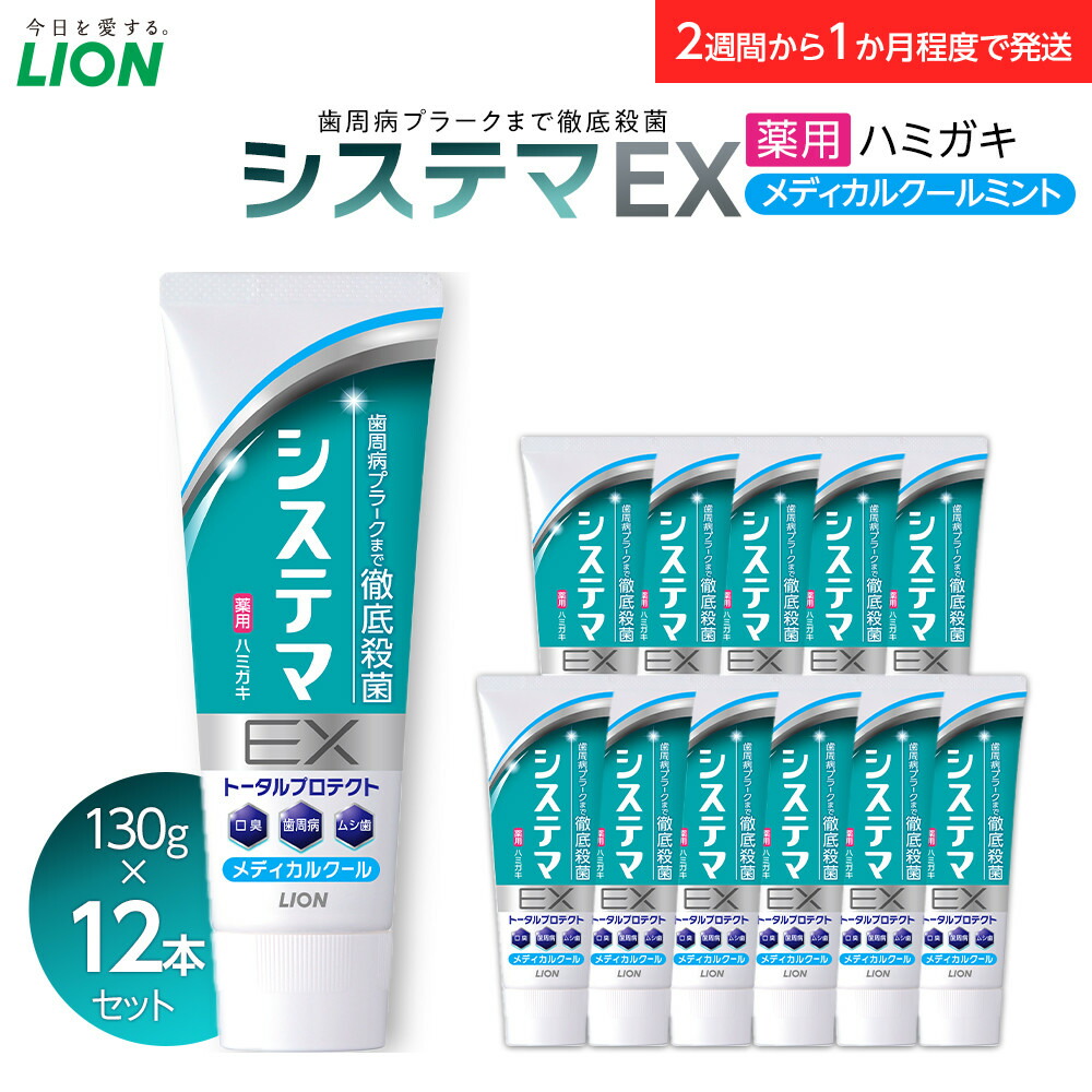 【ふるさと納税】ＬＩＯＮ システマＥＸ（メディカルクール）１２本書き割り