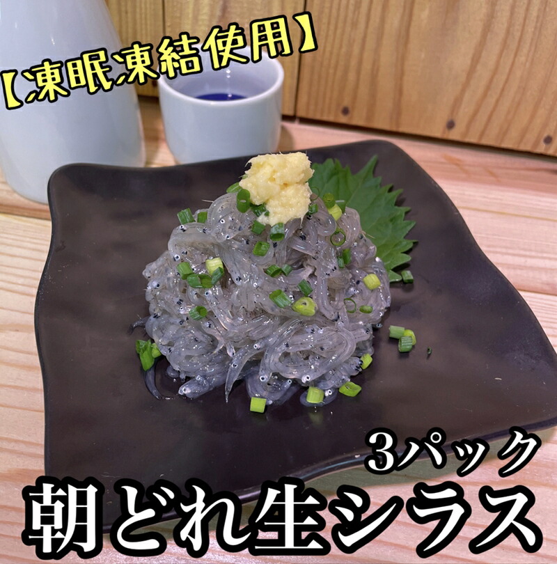 【ふるさと納税】超鮮度！朝どれ 生しらす 小 3パック【凍眠凍結使用】【 惣菜 お刺身 生食 日本酒 焼酎 お取り寄せ 希少部位 御中元 お中元 お歳暮 父の日 母の日 贈り物 】【家庭用 自宅用 贈答品 贈答用 ギフト 神奈川県 小田原市 】