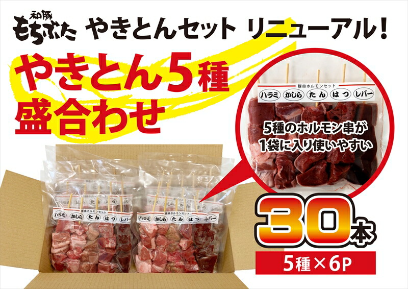 【ふるさと納税】和豚もちぶたやきとん５種盛り合わせ【 惣菜 おかず 家庭用 自宅用 贈答品 贈答用 ギフト お取り寄せ お中元 お歳暮 贈り物 焼トン 焼トン 串焼き 豚肉 ぶたにく ビール 神奈川県 小田原市 】