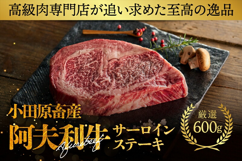 【ふるさと納税】神奈川県産和牛 阿夫利牛のステーキ 600g【 牛肉 和牛 神奈川県 小田原市 】｜神奈川県小田原市
