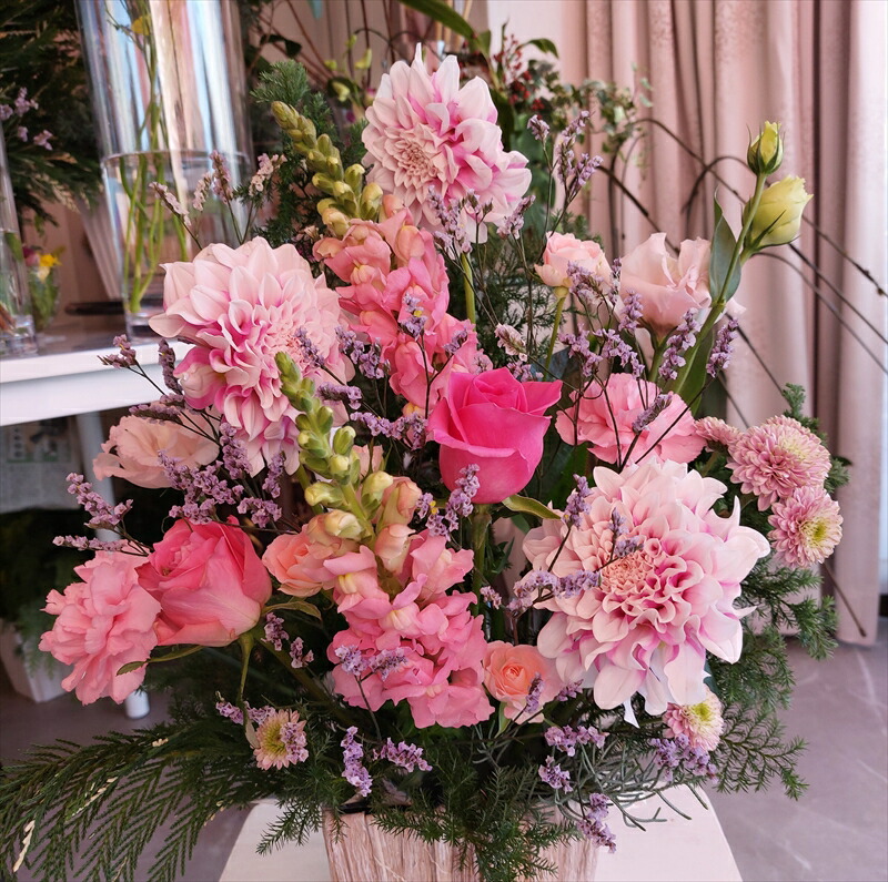 【ふるさと納税】時節の生け花取りあわせる L大きさ 【 御花 申し合わせ お花 差し上げ物 差し上げ物 差し上げ物 生まれ落ちる日 御祭り 神奈川県 小田原市 】