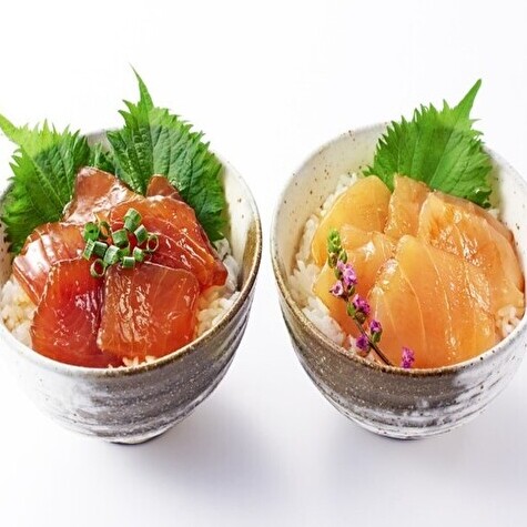 【ふるさと納税】 【羽床で人気のづけ丼食べ比べ】づけ丼2種詰合せ（nc211）