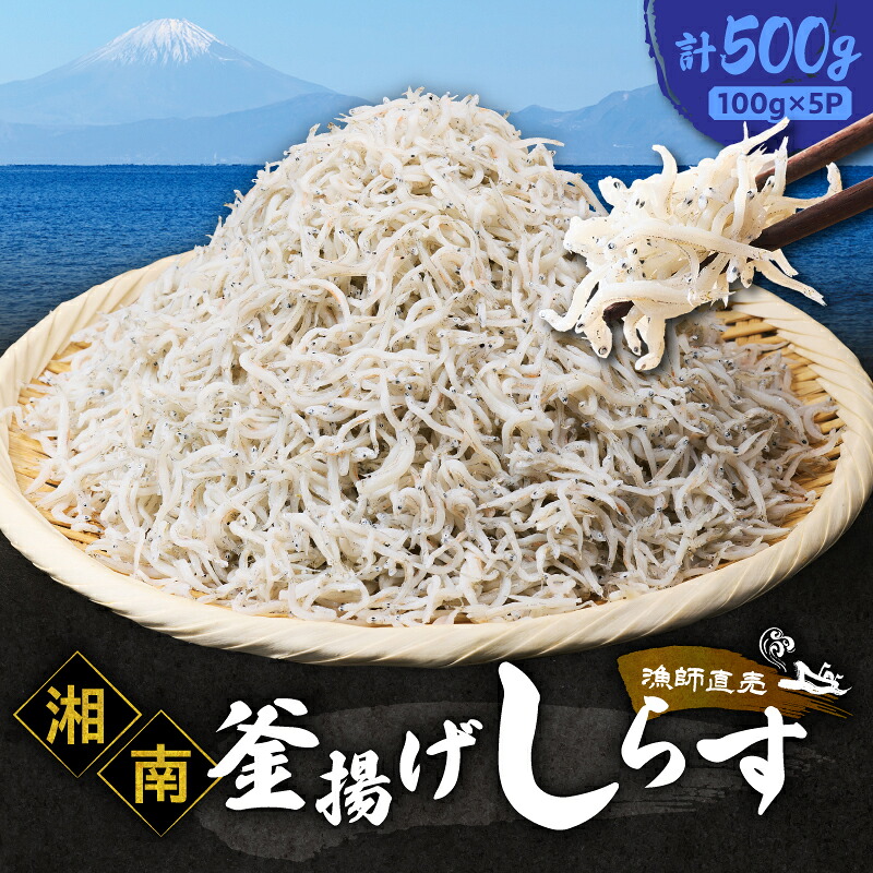 【ふるさと納税】 しらす漁師直売 湘南釜揚げしらすセットA 計500g しらす 釜揚げしらす ふんわり食感 湘南しらす 冷凍 湘南 かながわの名産 かながわブランド とれたて 直送 君栄丸 しらす丼 魚 魚介 君栄 神奈川県 三浦市 おすすめ ランキング プレゼント ギフト|神奈川県三浦市