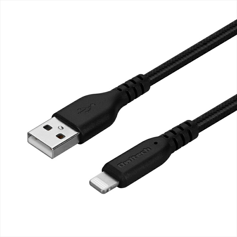 【ふるさと納税】 Owltech(オウルテック) 断線に強く柔らかい Lightningケーブル 0.5m ブラック OWL-CBA4LA5-BK 【iPhone ipad 充電ケーブル ライトニング ケーブル 家電 ガジェット 海老名市 】