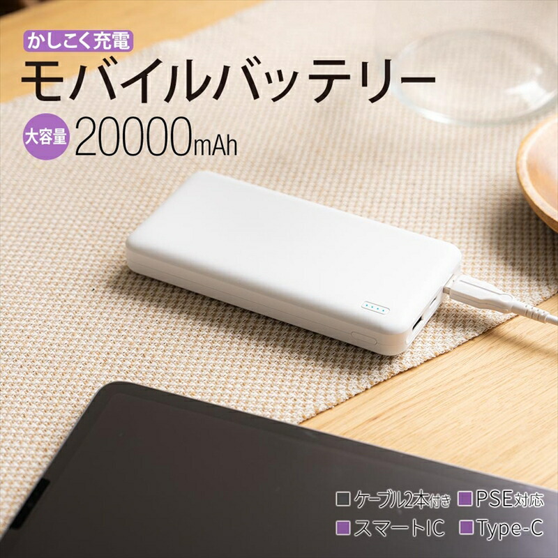 【ふるさと納税】 Owltech(オウルテック) 可動性乾電池 大電気容量 安全性のあるの 20000mAh (白いこと) 【 家電 スマホ 申し受ける器 iphone 20000 mah 手っとり早い申し受ける 相応う ヒューマノイド android アイフォン PSE其れ相応 】【  ガジェット機  海老名市 】