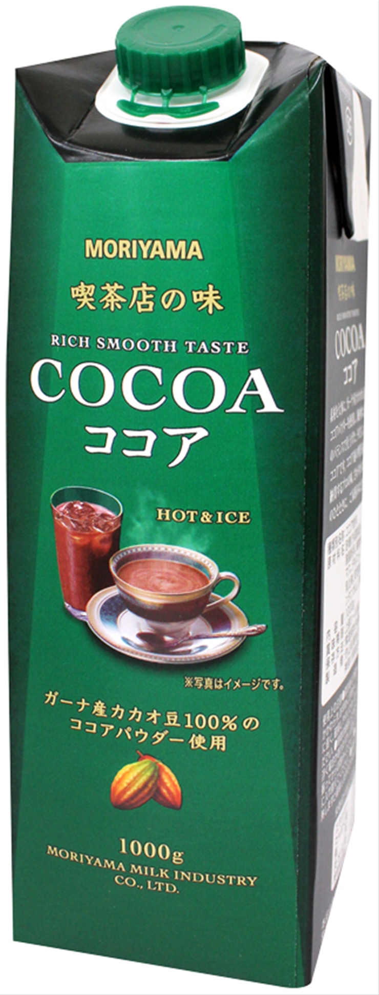 守山乳業　喫茶店の味　ココア 1000g　1箱（6本入）