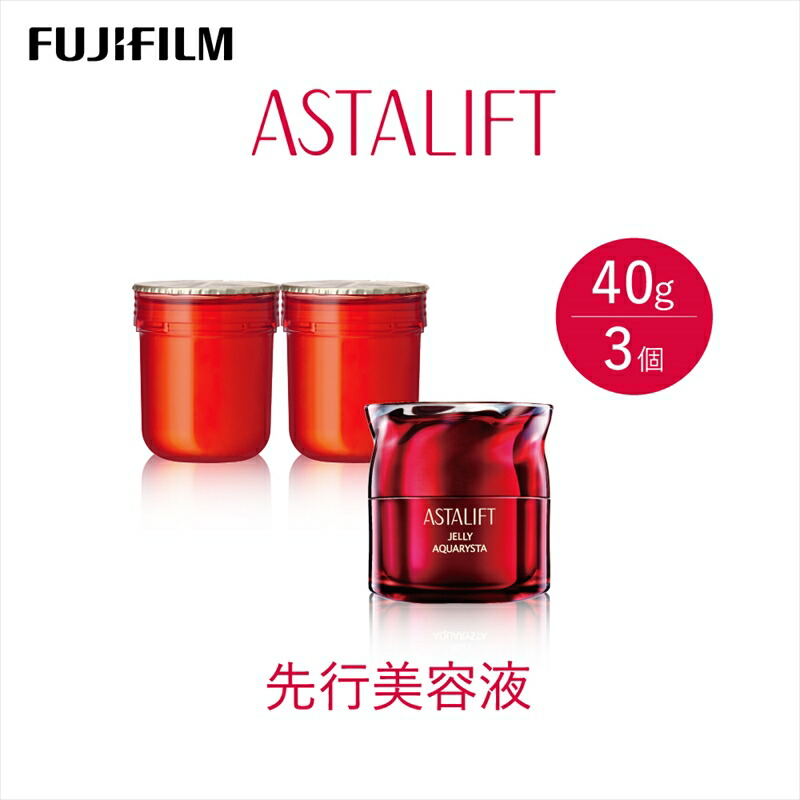 【ふるさと納税】富士フイルム 《先行美容液》アスタリフト ジェリーアクアリスタ 40g (本品&times;1 レフィル&times;2) 化粧品 コスメ スキンケア メイク エイジング 先行美容液 角質の隙間をセラミドで満たす 美容成分をしっかり うるおい｜神奈川県南足柄市
