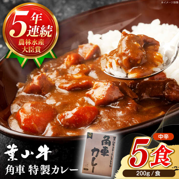 【ふるさと納税】国産 和牛 A5ランク 葉山牛入り角車カレー 1人前 200g &times; 5パック 牛肉 黒毛和牛 レトルトカレー 肉 カレー レトルト レトルト食品 ビーフカレー 【葉山牛ステーキレストラン 角車】[ASBD011]｜神奈川県葉山町