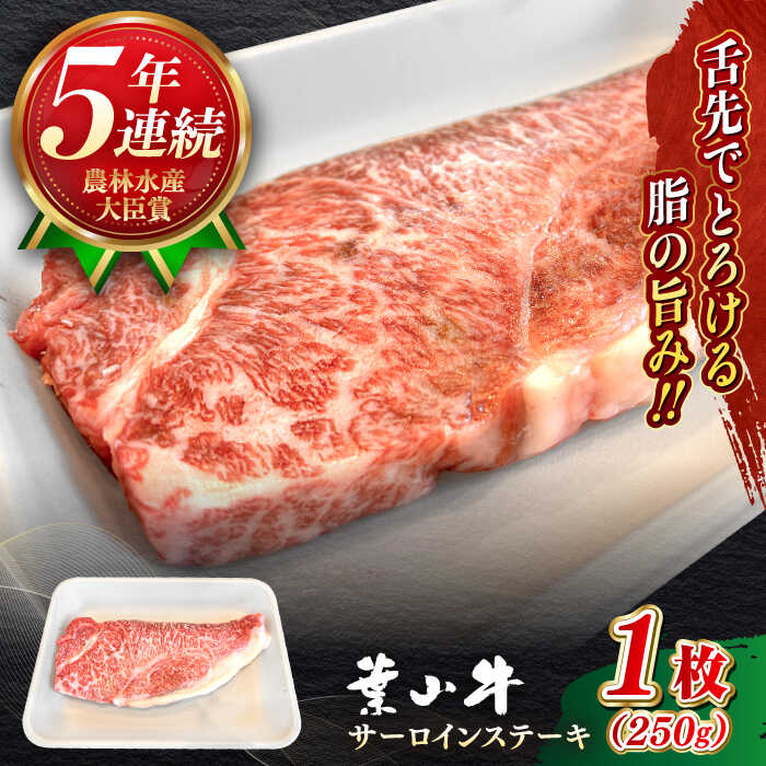 【ふるさと納税】国産 和牛 A5ランク 葉山牛 サーロインステーキ 計250g ( 250g × 1枚 ) A5 黒毛和牛 牛肉 250グラム サーロイン ステーキ 冷凍 人気 おすすめ 赤身 肉 【葉山牛ステーキレストラン 角車】[ASBD016]