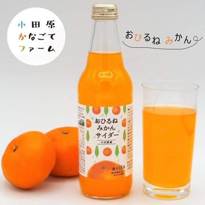 【ふるさと納税】おひるねみかんサイダー 340ml 10本|神奈川県松田町