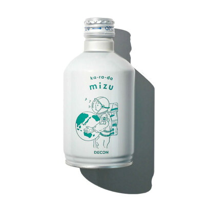 【ふるさと納税】DECON ka-ra-da mizu (みず) 290ml 1箱24本入り_ 水 天然水 ミネラルウォーター みず ミズ 鉱水 飲料水 飲料 アルミ缶 缶 290ml 24本 保存 備蓄 災害用 保存用 常温 防災用品 神奈川県 送料無料 【1588637】｜神奈川県山北町