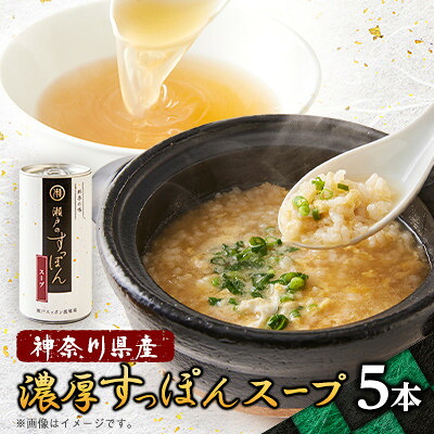 【ふるさと納税】【のし付き】濃厚すっぽんスープ　180g×5本【1617515】