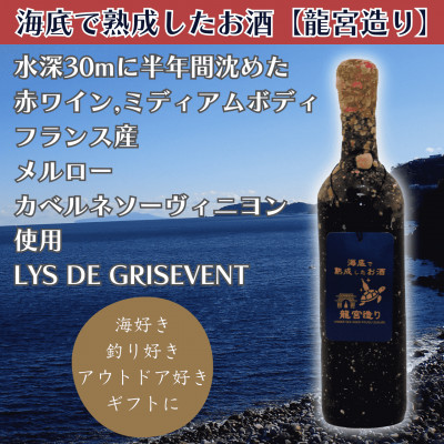 【ふるさと納税】【海底に半年沈めて熟成した赤ワイン】ミディアムボディ LYS DE GRISEVENT #4【1735889】|神奈川県真鶴町