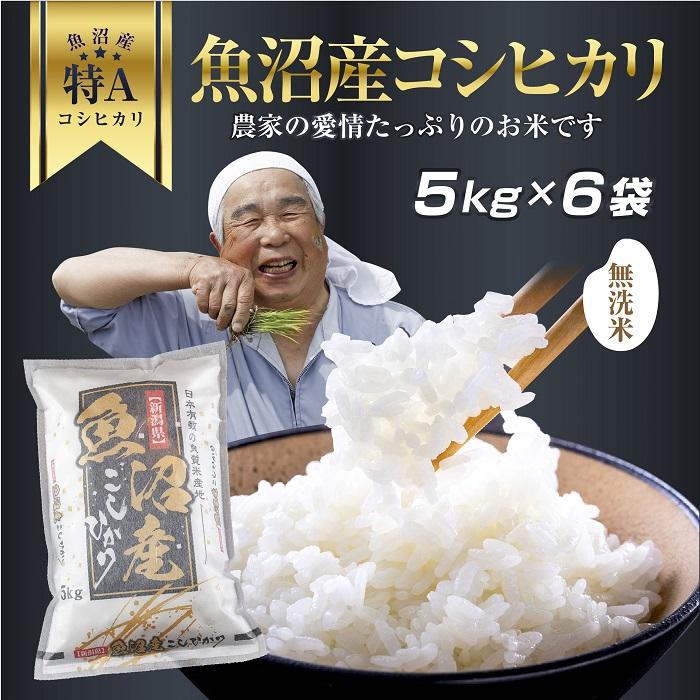 ☆送料無料☆新潟県産新米コシヒカリ(無洗米30kg) ☆送料無料☆新潟県産新米コシヒカリ(無洗米30kg)