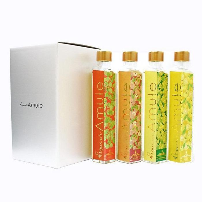 【ふるさと納税】日本酒ベースの4種のリキュール　Amule（200ml×4種） 15,120円