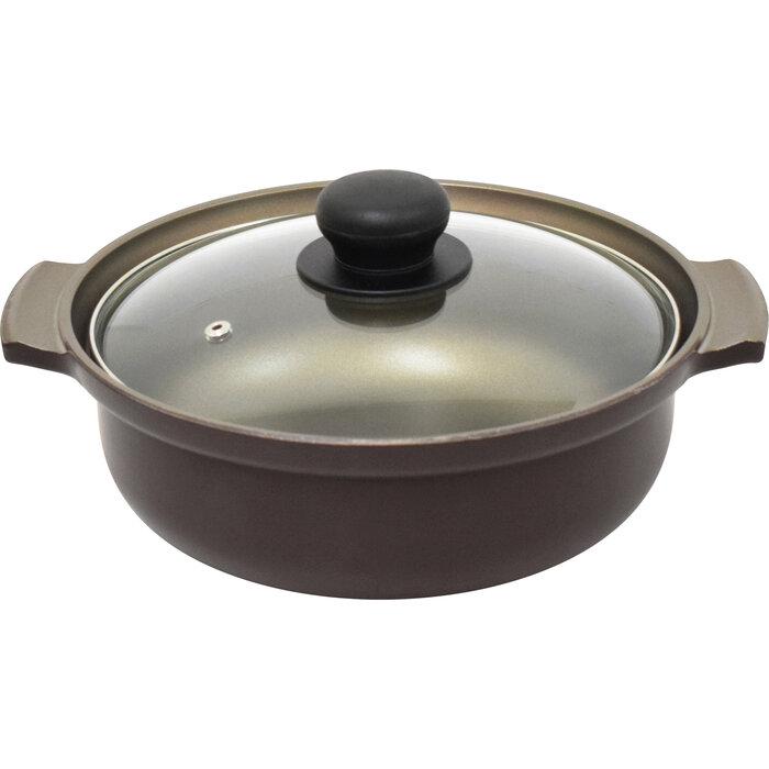 【ふるさと納税】IH味彩鍋8号（約径25×高さ13.6糎  掛け目：約1,460g 満水電気容量：約3.1L） | 勝手もと装置 膳立て手道具 一般受け おすすめ 貨物輸送無料