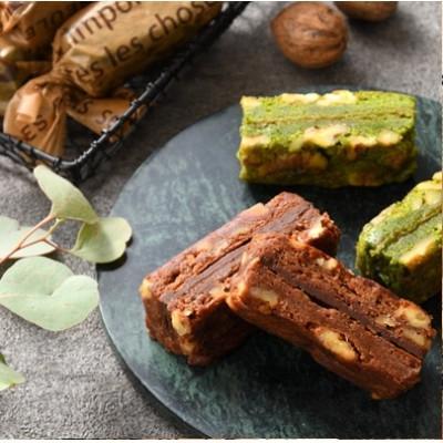 【ふるさと納税】【ANAクラウンプラザホテル新潟】生ブラウニー　チョコ・抹茶ブラウニーセット(各6本入り) | 菓子 おかし スイーツ デザート 食品 人気 おすすめ 送料無料｜新潟県