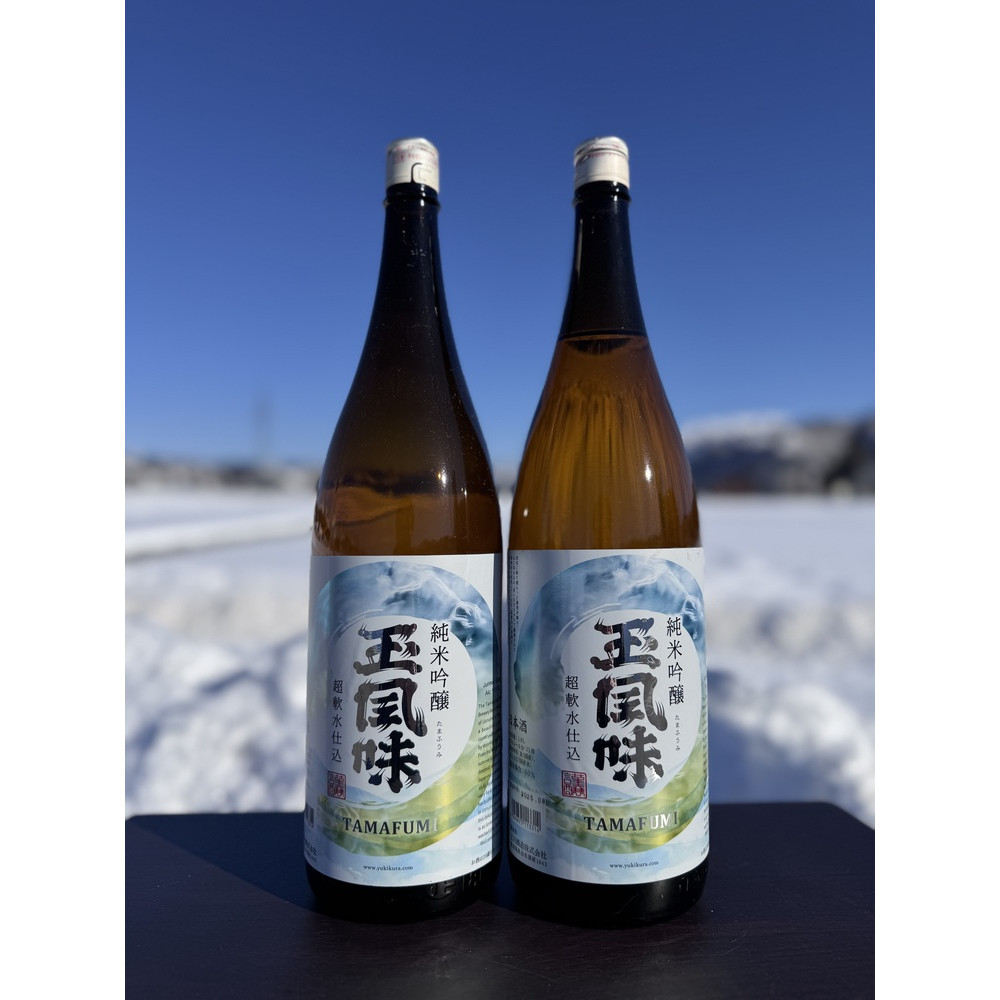 【ふるさと納税】純米吟醸　玉風味　1,800ml&times;2本セット | お酒 さけ 人気 おすすめ 送料無料 ギフト｜新潟県