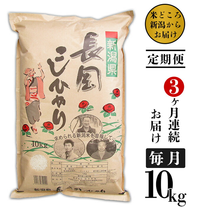 注目ブランド 楽天市場 ふるさと納税 米 定期便 10kg 白米 コシヒカリ 新潟 令和2年 73 N103 3ヶ月連続お届け 新潟県長岡産コシヒカリ10kg 新潟県長岡市 ポイント10倍 Blog Belasartes Br
