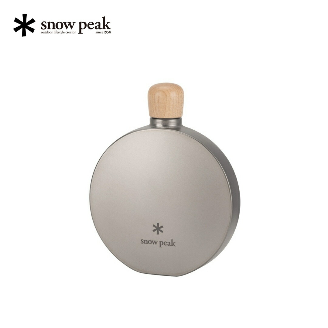 Snow Peak スノーピーク 酒筒(サカヅツ) お猪口セットTitanium Snow Peak (スノーピーク) ／ 酒筒 Titanium、お猪口 Titanium