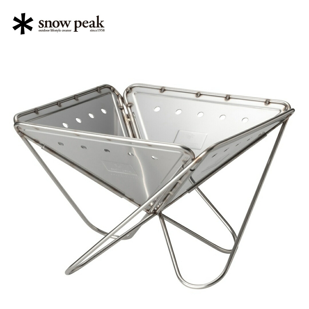 【ふるさと納税】 スノーピーク 焚火台 M [2-3人用] ST-033R (Snow Peak) キャンプ用品 アウトドア用品 （焚き火台） 防災 防災グッズ 防災用品 【038S001】｜新潟県三条市