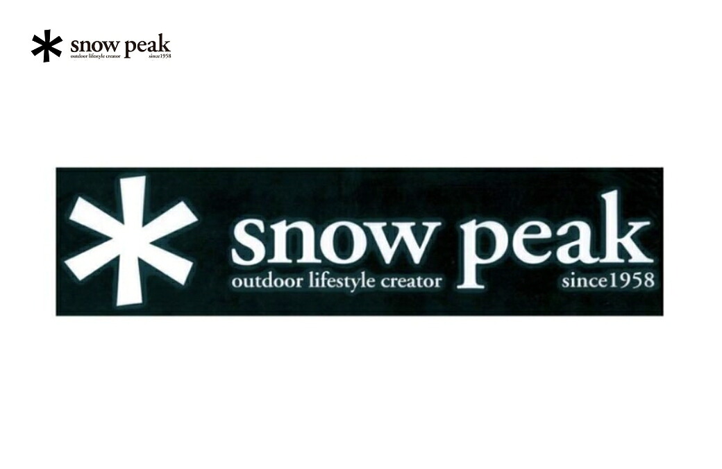【ふるさと納税】 スノーピーク ロゴタイプステッカー 星印L NV-008 (Snow Peak) 難民キャンプ機材 アウトドア機材【013S128】 その他-スポーツ・アウトドア-アウトドア