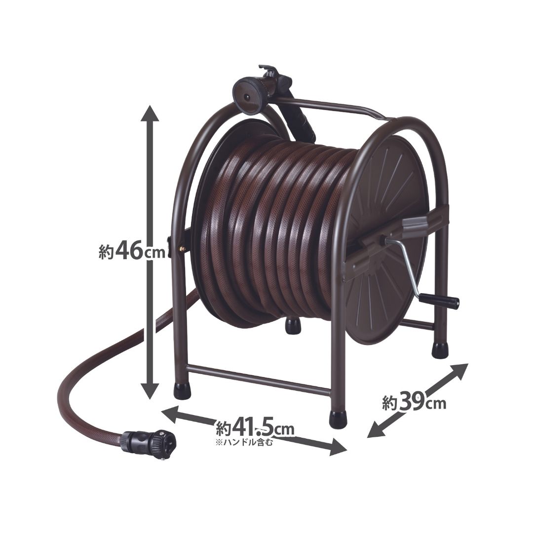 市場 ふるさと納税 スチールホースリールセット30m