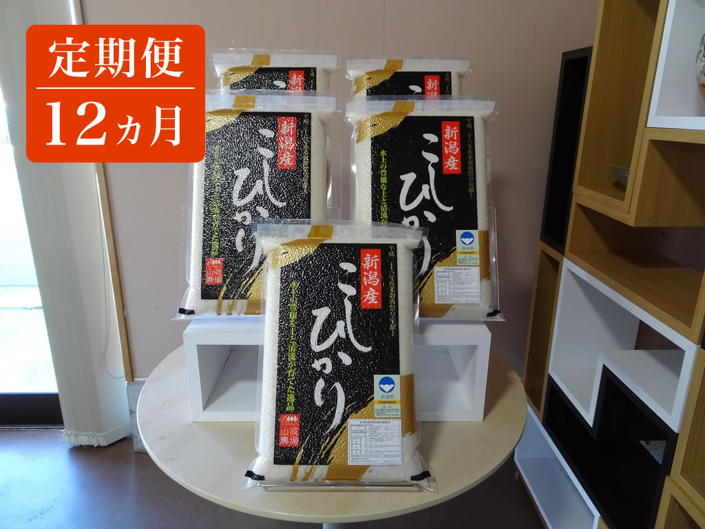 定期便 ふるさと納税 新潟県柏崎市ふるさと納税 コシヒカリ 柏崎市 特別栽培 12ヵ月 白米 新潟県 新潟県 毎月5kg 5袋お届け 新潟県 白米 柏崎市 農産物認証 毎月5kg 5袋お届け コシヒカリ 真空パック 新潟県 特別栽培 特別栽培 お米 白米