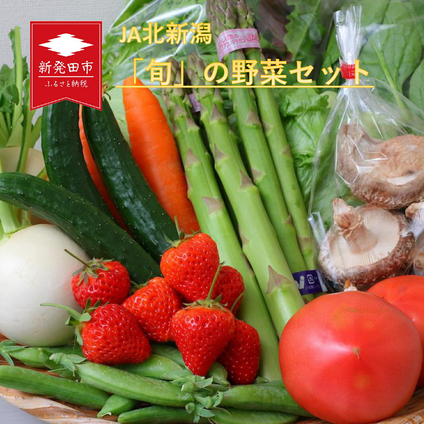 【ふるさと納税】 旬の野菜セット おまかせ 詰め合わせ アスパラガス トマト かぶ JA北新潟 野菜セット 直売所 食育ソムリエ 旬 新潟県 新発田市  C08