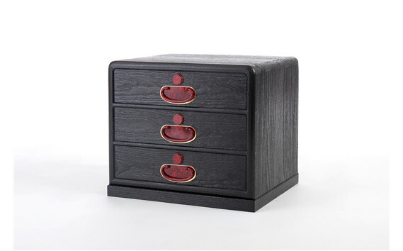 楽天市場】からくり箪笥 チェスト 4段 日本製 木製 完成品 ケヤキ 民芸