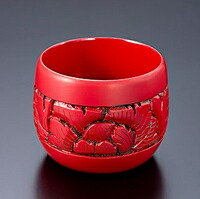 楽天市場】【ふるさと納税】村上木彫堆朱 菓子器 （牡丹唐草） 食器