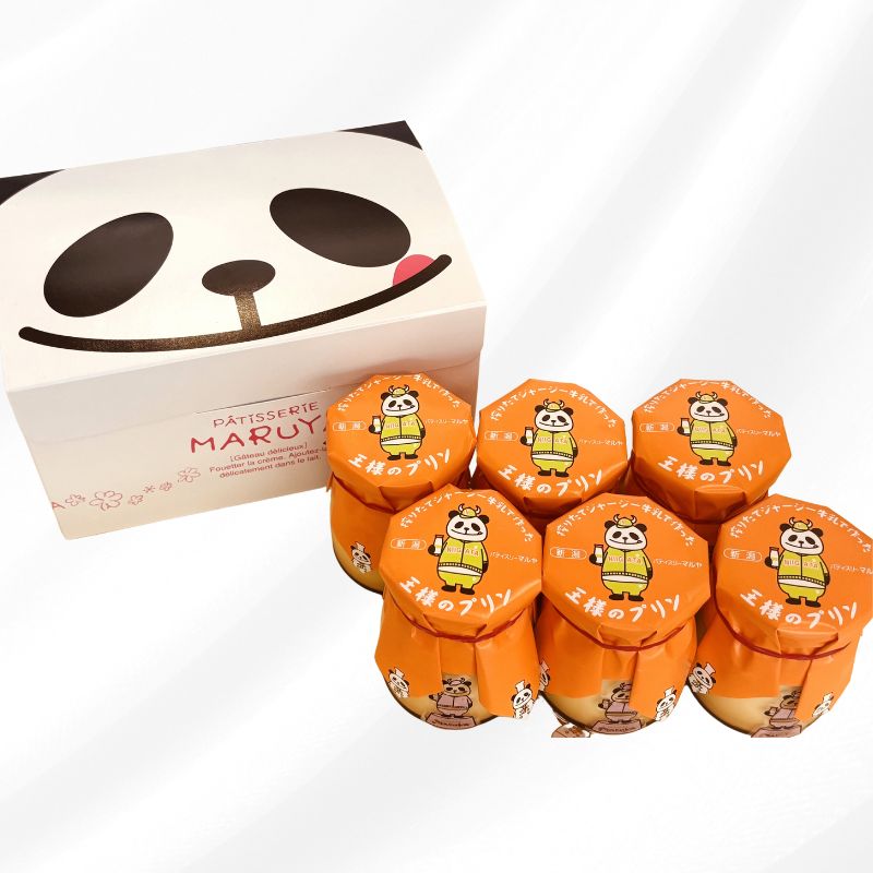 【ふるさと納税】王様のプリン６瓶セット【地元に愛される老舗菓子店パティスリーマルヤ 】　詰め合わせ スイーツ デザート 冷蔵 贈り物 ギフト プレゼント 可愛い 1089001｜新潟県村上市