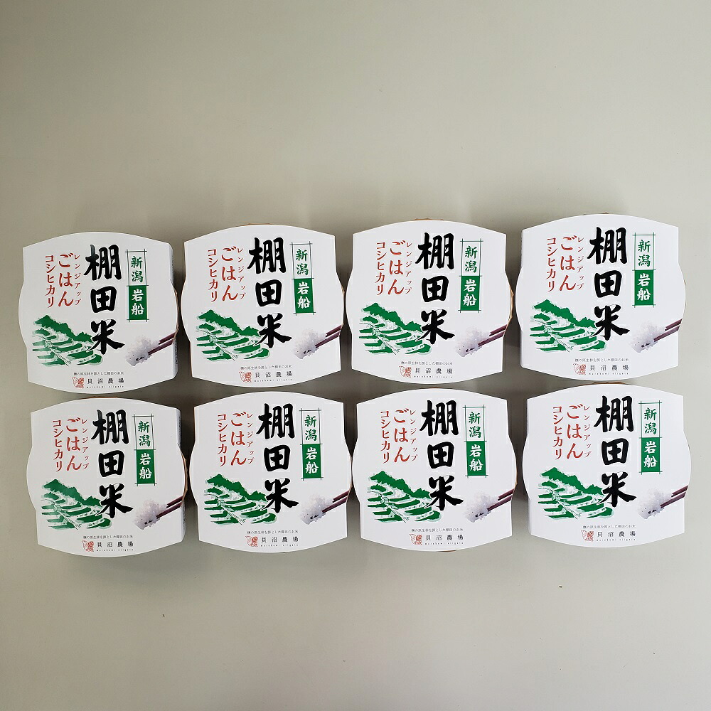 【ふるさと納税】【令和7年産米】棚田米コシヒカリのパックごはん(150ｇ×8個) 1067110　お米 精米 棚田米コシヒカリ パックご飯 パックライス 保存 お取り寄せ 送料無料