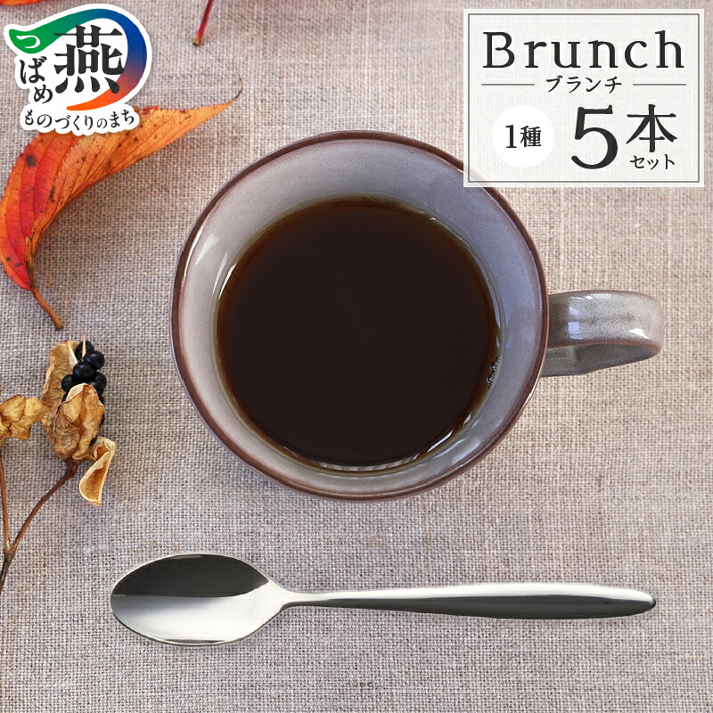 【ふるさと納税】 TBCL ブランチ コーヒースプーン5本セット スプーン カトラリー ギフト セット ステンレス テーブルウェア キッチンツール 燕物産 燕三条 新潟県 燕市