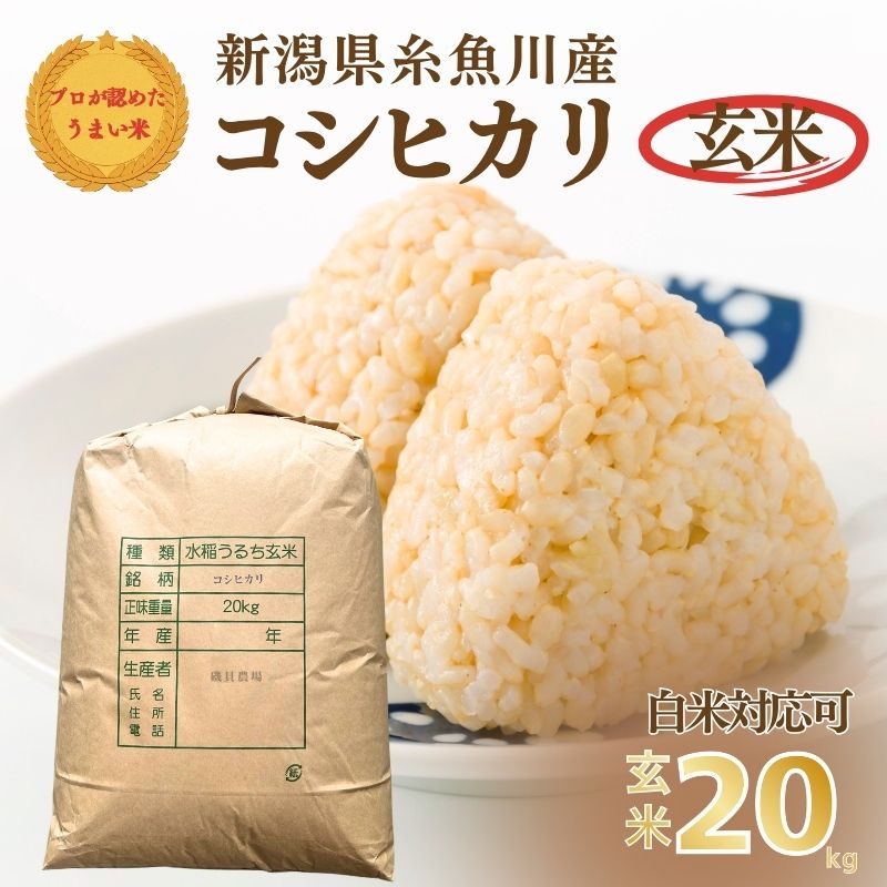 令和7年 新米！精米無料！玄米20キロ 栃木県大田原 黒羽産コシヒカリ