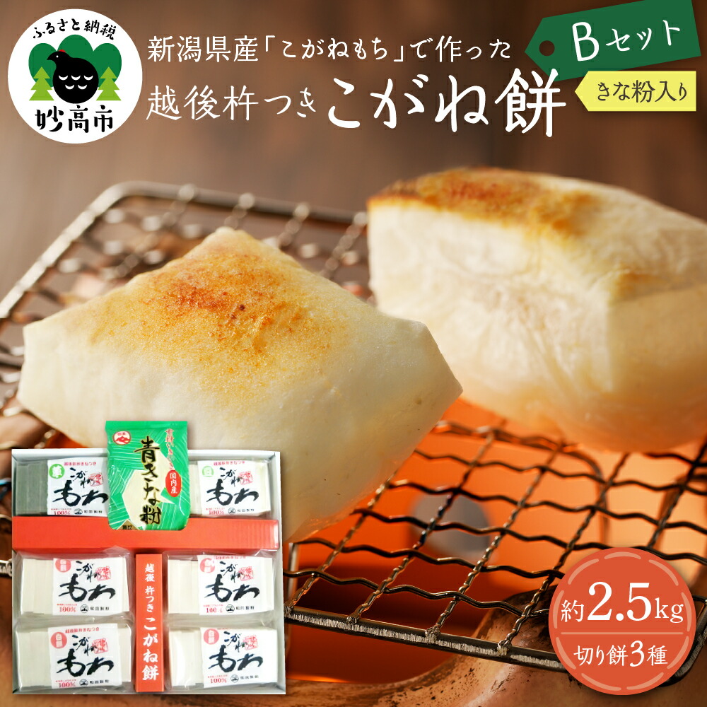 楽天市場】【ふるさと納税】越後 杵つき こがね餅 白餅 セット 400g