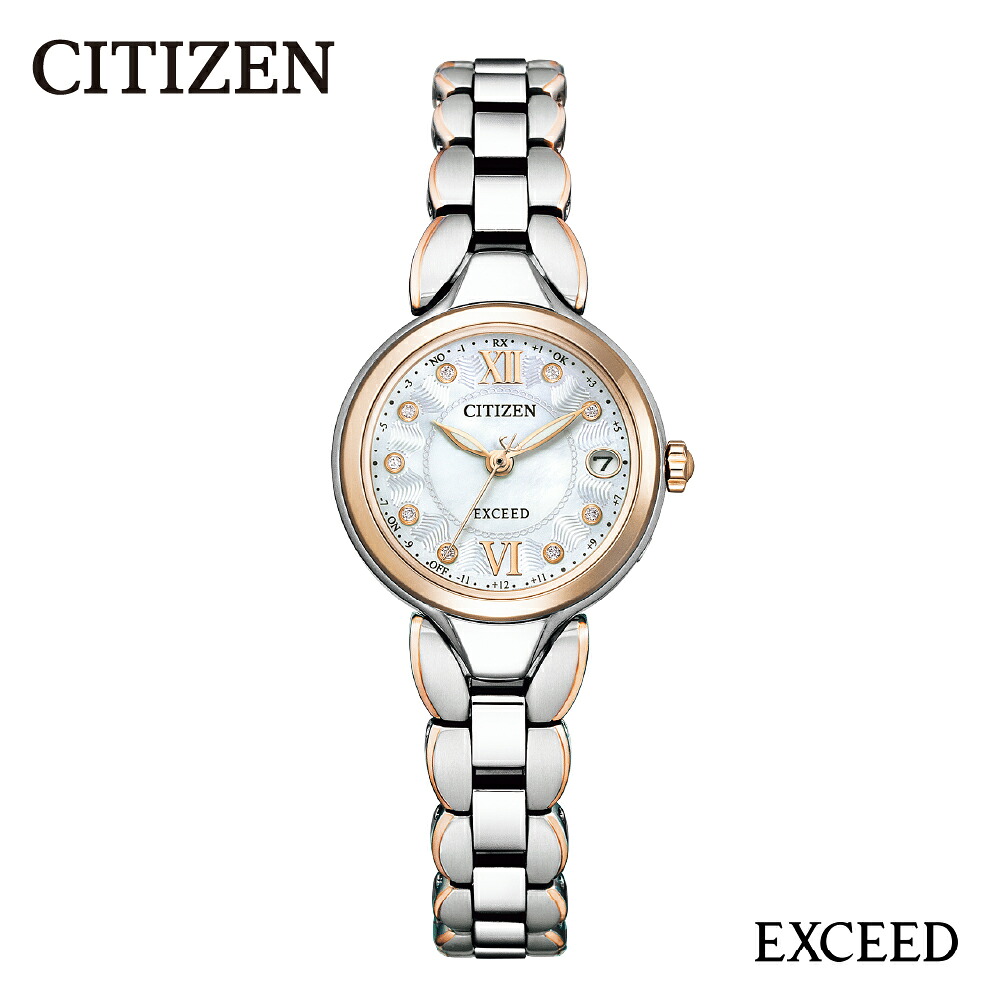 【ふるさと納税】【CITIZEN】EXD レディース ES9474-67W / 腕時計 時計 ウォッチ シチズン プレゼント メーカー保証 送料無料 新潟県 妙高市