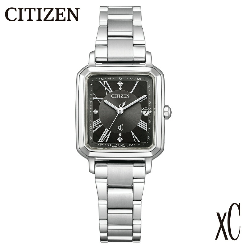 【ふるさと納税】【CITIZEN】 XC(クロスシー) ES9500-69E / シチズン 腕時計 女性 ウィメンズ レディース 電波時計 シルバー 付け替えバンド エコ・ドライブ 防水 ソーラー メーカー保証 ビジネス プレゼント お祝い シンプル 新潟県 妙高市｜新潟県妙高市