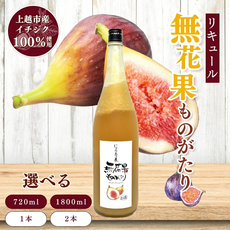 【ふるさと納税】リキュール 無花果ものがたり 容量と本数が選べる リキュール酒 酒 お酒 いちじく イチジク 無花果 新潟 新潟県産 にいがた 上越 上越産　お届け：準備でき次第、順次発送｜新潟県上越市