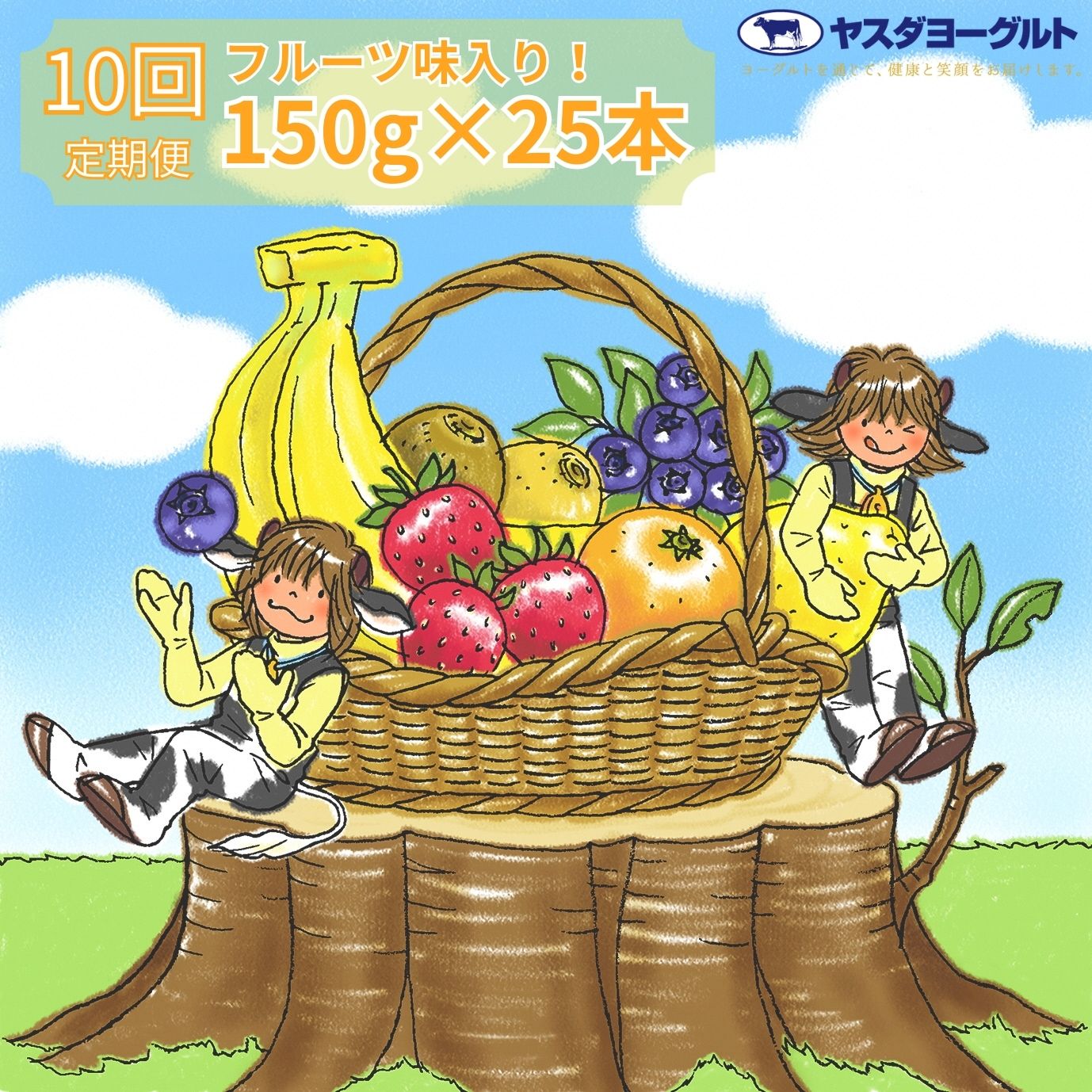 【ふるさと納税】【ふるさと納税限定】≪10回定期便≫ ヤスダヨーグルト 150g×25本 ミニミニバラエティセット 小ボトル こだわり生乳 濃厚 飲むヨーグルト ヨーグルト よーぐると 脂肪ゼロ レモン ストロベリー ブルーベリー 季節限定フレーバー|新潟県阿賀野市