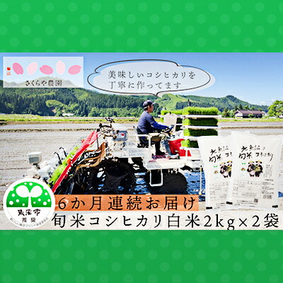 ふるさと納税 定期便 魚沼産コシヒカリ 北魚沼の旬米コシヒカリ 精米2kg 2 6ヶ月連続お届け 定期便 お米 コシヒカリ Psicologosancora Es