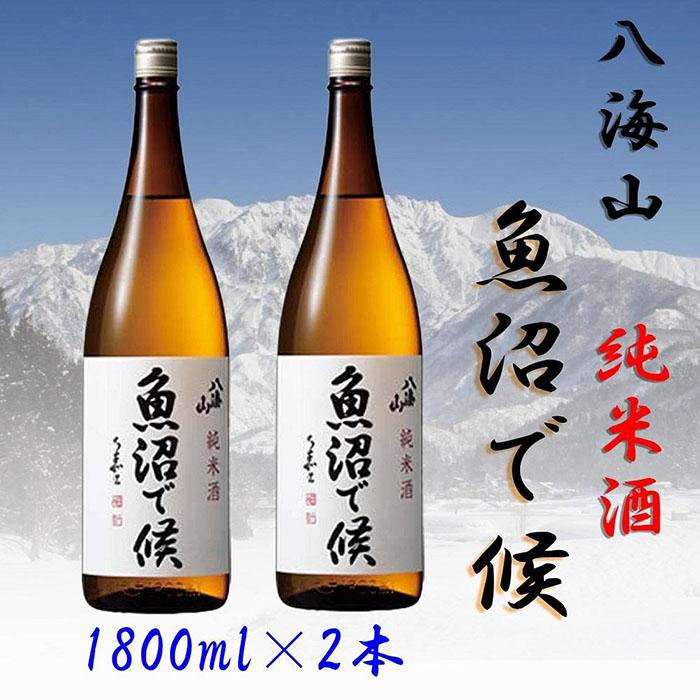 あなたにおすすめの商品 純米酒 八海山 魚沼で候 1800ml×2 化粧箱付き fucoa.cl