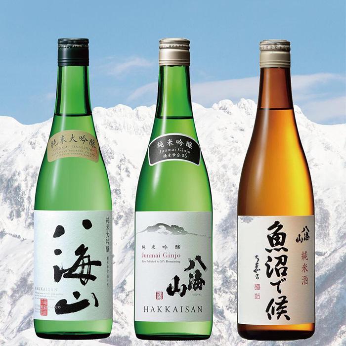【ふるさと納税】八海山純米系720ml3本セット【八海山 純米 四合瓶 3本 セット 日本酒 720ml 新潟 地酒 厳選 晩酌 熱燗 お酒 酒 さけ お中元 お歳暮 贈答】|新潟県南魚沼市